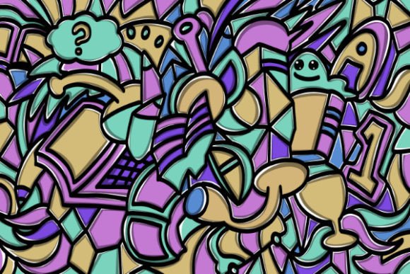 Back to School Abstract Background