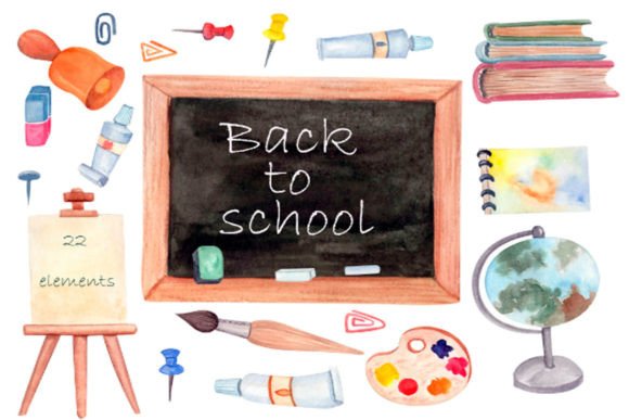 Back to School Clipart, Teacher Clipart