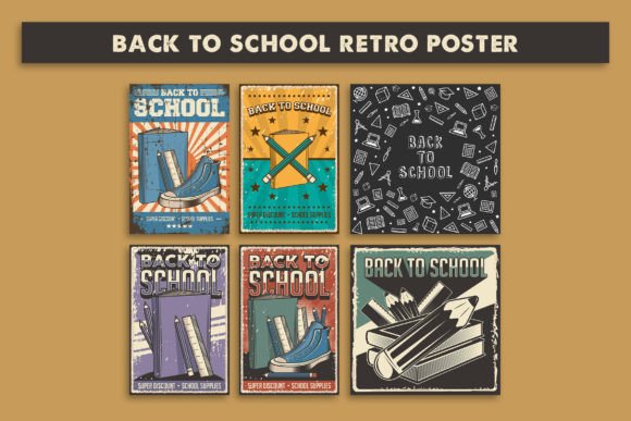 Back to School Retro Style Poster: A Nostalgic Design for Modern Needs