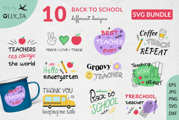 Back to School SVG Bundle Teacher Quote: Creative Designs for Every Classroom