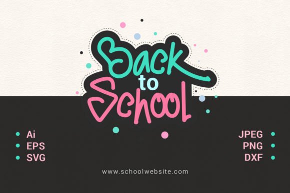 Back to School Typography Templates: A Creative Resource for Every Designer