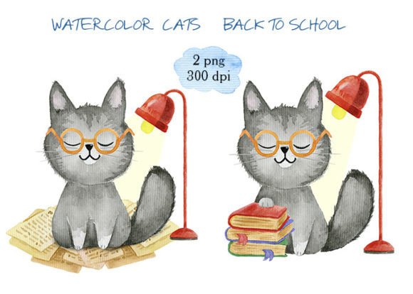Back to School Watercolor Set 3: A Versatile Digital Art Resource