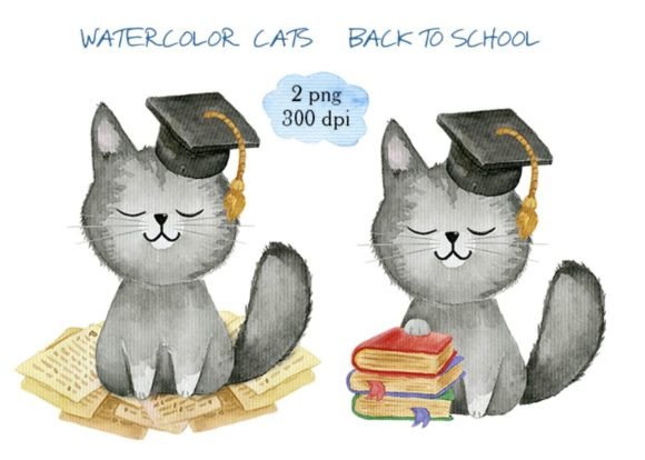 Back to School Watercolor Set2: A Creative Resource for Multiple Projects