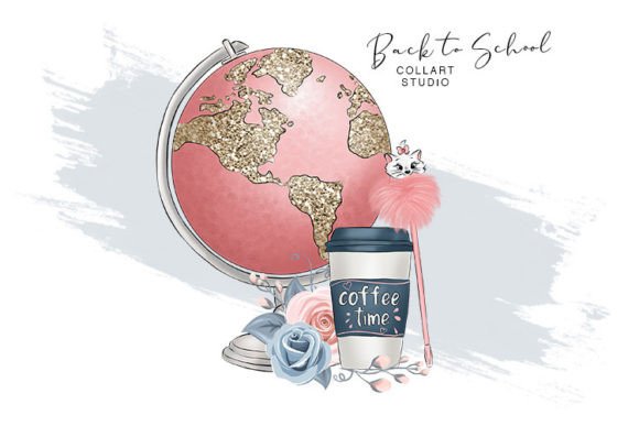 Globe Clip Art, Back to School Elements