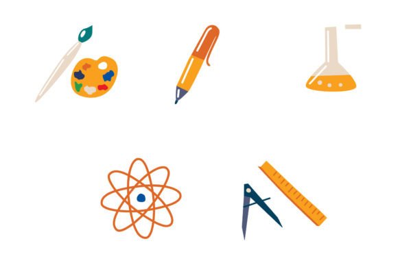 Hand Drawn Back to School Elements: A Creative Resource for Educators and Designers