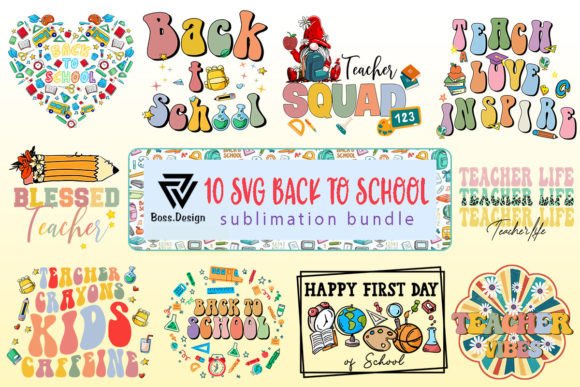 Hello Back to School SVG Bundle: A Versatile Digital Design Collection