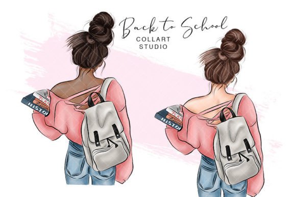 School Girl Clip Art: Back to School Creativity Made Simple